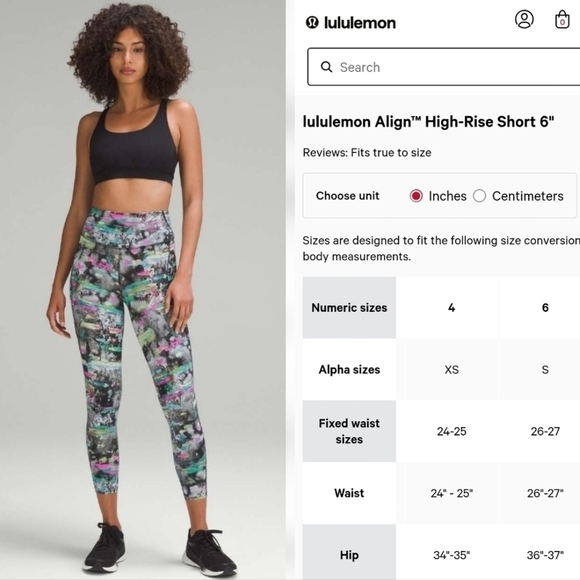 🇨🇦 Lululemon Paint Drift Multi Fast & Free High-Rise Leggings with Pockets - Picture 15 of 16